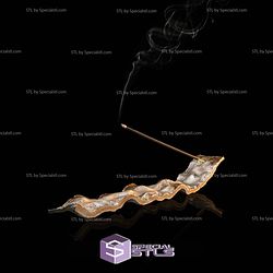 Super Basic STL Crumpled Calm Incense Holder