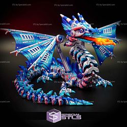 Super Basic STL Flexi Mech Dragon