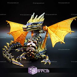 Super Basic STL Flexi Mech Dragon