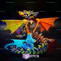 Super Basic STL Flexi Mech Dragon