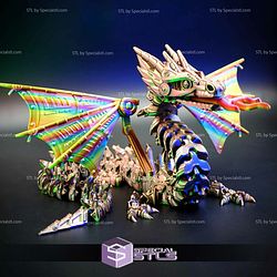 Super Basic STL Flexi Mech Dragon