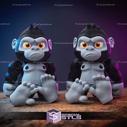 Super Basic STL Flexy Baby Gorilla