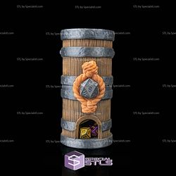 Super Basic STL Keg of Fate Dice Tower Box
