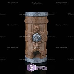 Super Basic STL Keg of Fate Dice Tower Box