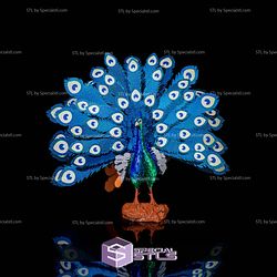 Super Basic STL Mayura the Peafowl