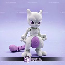 Super Basic STL Mewtwo Flexi