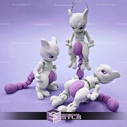 Super Basic STL Mewtwo Flexi