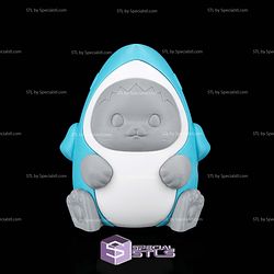 Super Basic STL Sharkitty Table Lamp