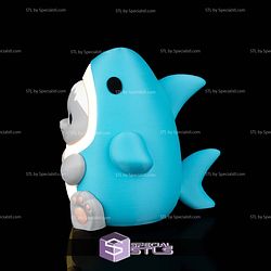 Super Basic STL Sharkitty Table Lamp