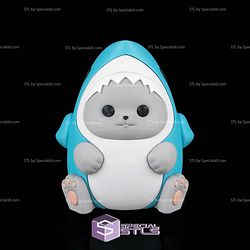 Super Basic STL Sharkitty Table Lamp