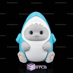 Super Basic STL Sharkitty Table Lamp