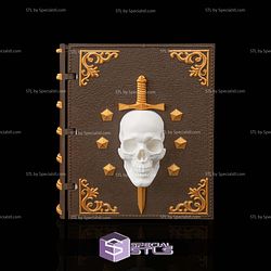 Super Basic STL Slayers Codex Dice Box Tray