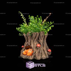 Super Basic STL Snuggle Stump Planter