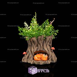 Super Basic STL Snuggle Stump Planter