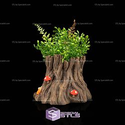 Super Basic STL Snuggle Stump Planter