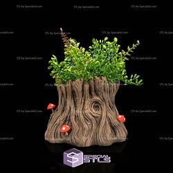 Super Basic STL Snuggle Stump Planter