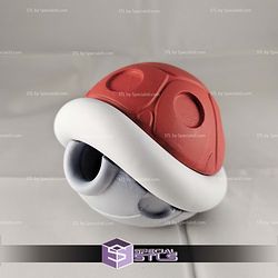 Super Basic STL Spiny Shell Mario Bross Pen Holder