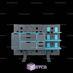 Super Basic STL Stand Up Standing Organizer