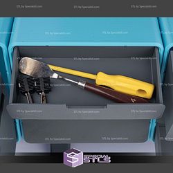 Super Basic STL Stand Up Standing Organizer