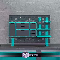 Super Basic STL Stand Up Standing Organizer