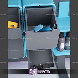 Super Basic STL Stand Up Standing Organizer