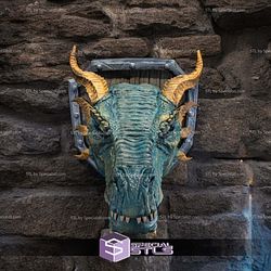 Super Basic STL Western Dragon Trophy