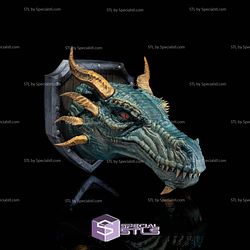 Super Basic STL Western Dragon Trophy