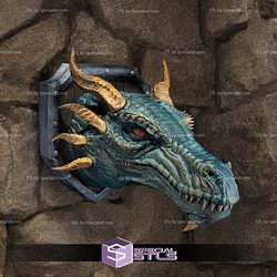 Super Basic STL Western Dragon Trophy