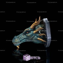 Super Basic STL Western Dragon Trophy