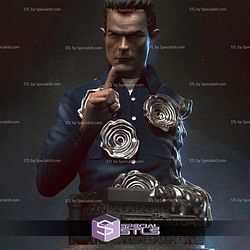 T1000 Bullet Bust 3D Printer Files