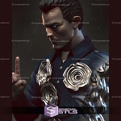 T1000 Bullet Bust 3D Printer Files