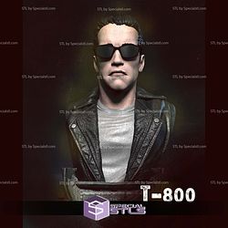 T800 Classic Bust 3D Printer Files