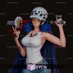 Trafalgar Law Girl Version 3D Printer Files