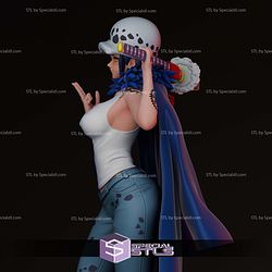 Trafalgar Law Girl Version 3D Printer Files