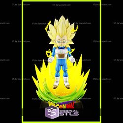 Vegeta Super Saiyan 3 Daima Chibi 3D Printer Files