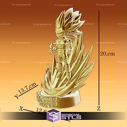 Vegeta Super Saiyan 3 Daima Chibi 3D Printer Files