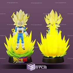 Vegeta Super Saiyan 3 Daima Chibi 3D Printer Files