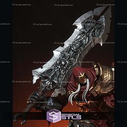 War Darksiders 472mm 3D Printer Files