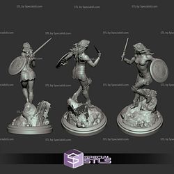 Wonder Woman Attack 3D Printer Files