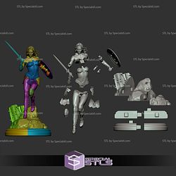 Wonder Woman Attack 3D Printer Files