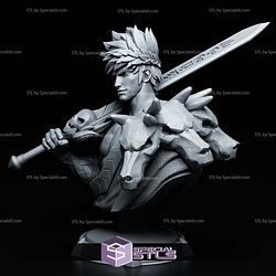 Zagreus Hades Bust 143mm 3D Printer Files