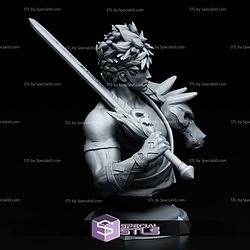 Zagreus Hades Bust 143mm 3D Printer Files