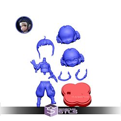 Zoey Chibi Kpop Demon Hunter 3D Printer Files