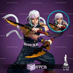 Tengen Uzui Prepare Pose Ready to 3D Print Demon Slayer