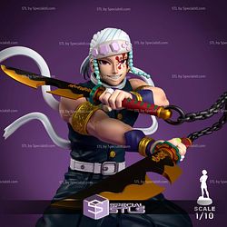 Tengen Uzui Prepare Pose Ready to 3D Print Demon Slayer