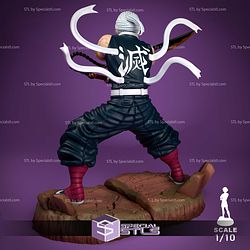 Tengen Uzui Prepare Pose Ready to 3D Print Demon Slayer