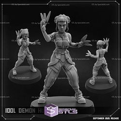 September 2025 Cyberpunk PapSikels Miniatures
