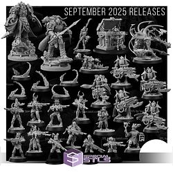 September 2025 Wargame Exclusive Miniatures