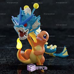 Basic Pokemon Collection Charmander and Streamer