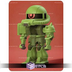 Basic STL Collection Chibi Flexi Zaku